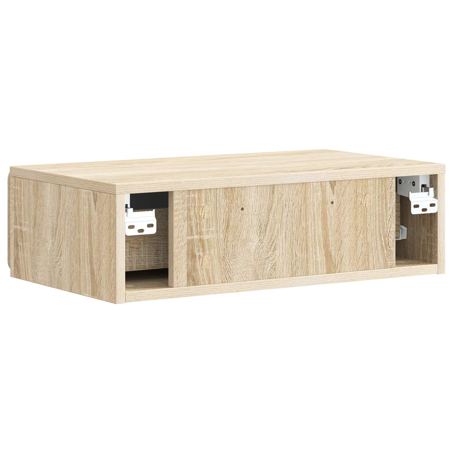 Tavolino da Parete Laterale Rovere Sonoma 59 x 34,5 x 17 cm | homemem39