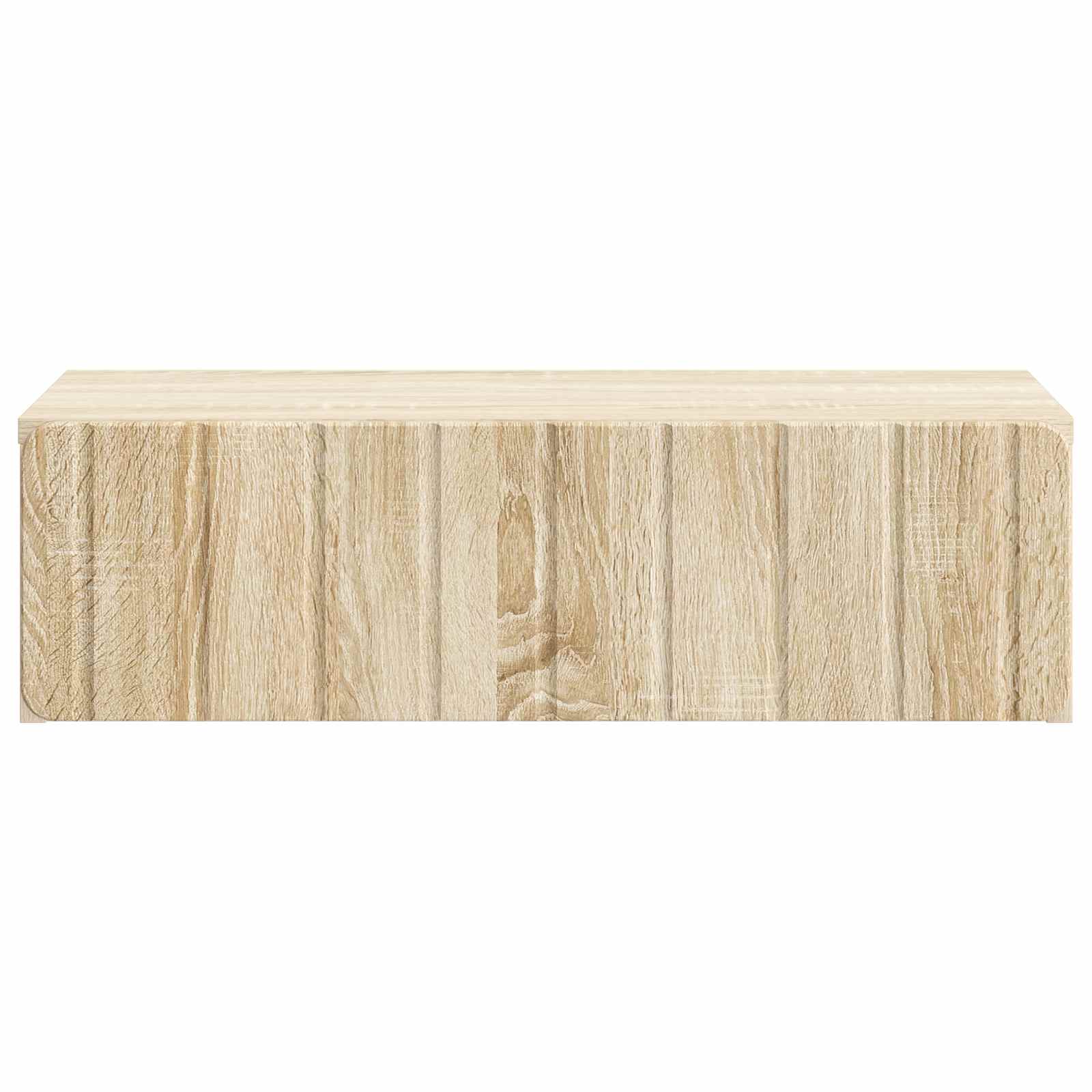 Tavolino da Parete Laterale Rovere Sonoma 59 x 34,5 x 17 cm | homemem39