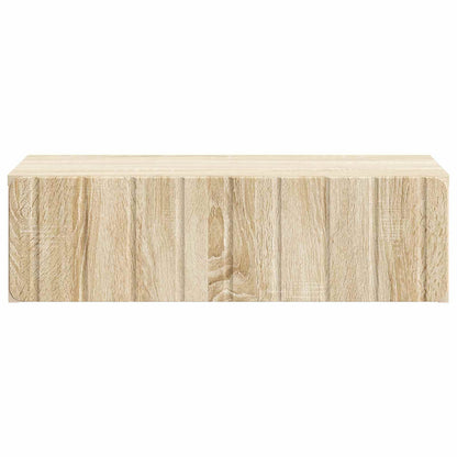 Tavolino da Parete Laterale Rovere Sonoma 59 x 34,5 x 17 cm | homemem39
