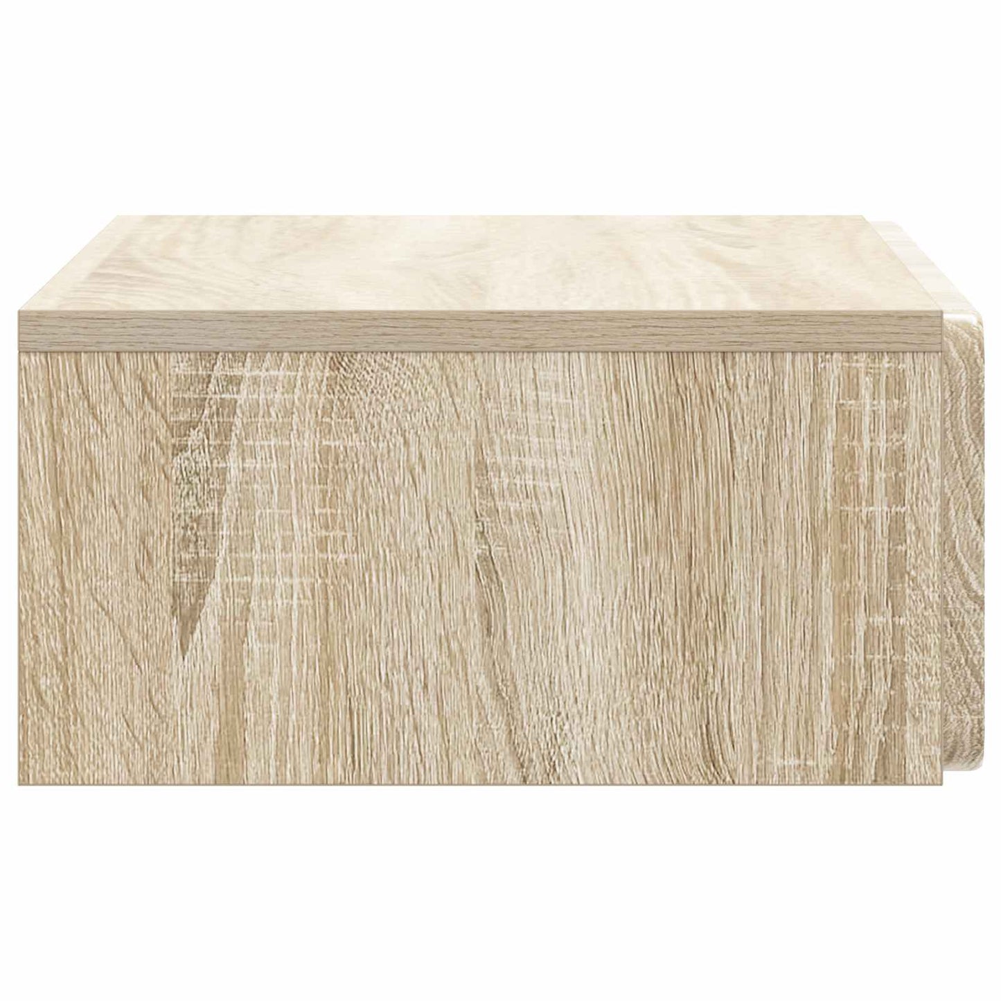 Tavolino da Parete Laterale Rovere Sonoma 59 x 34,5 x 17 cm