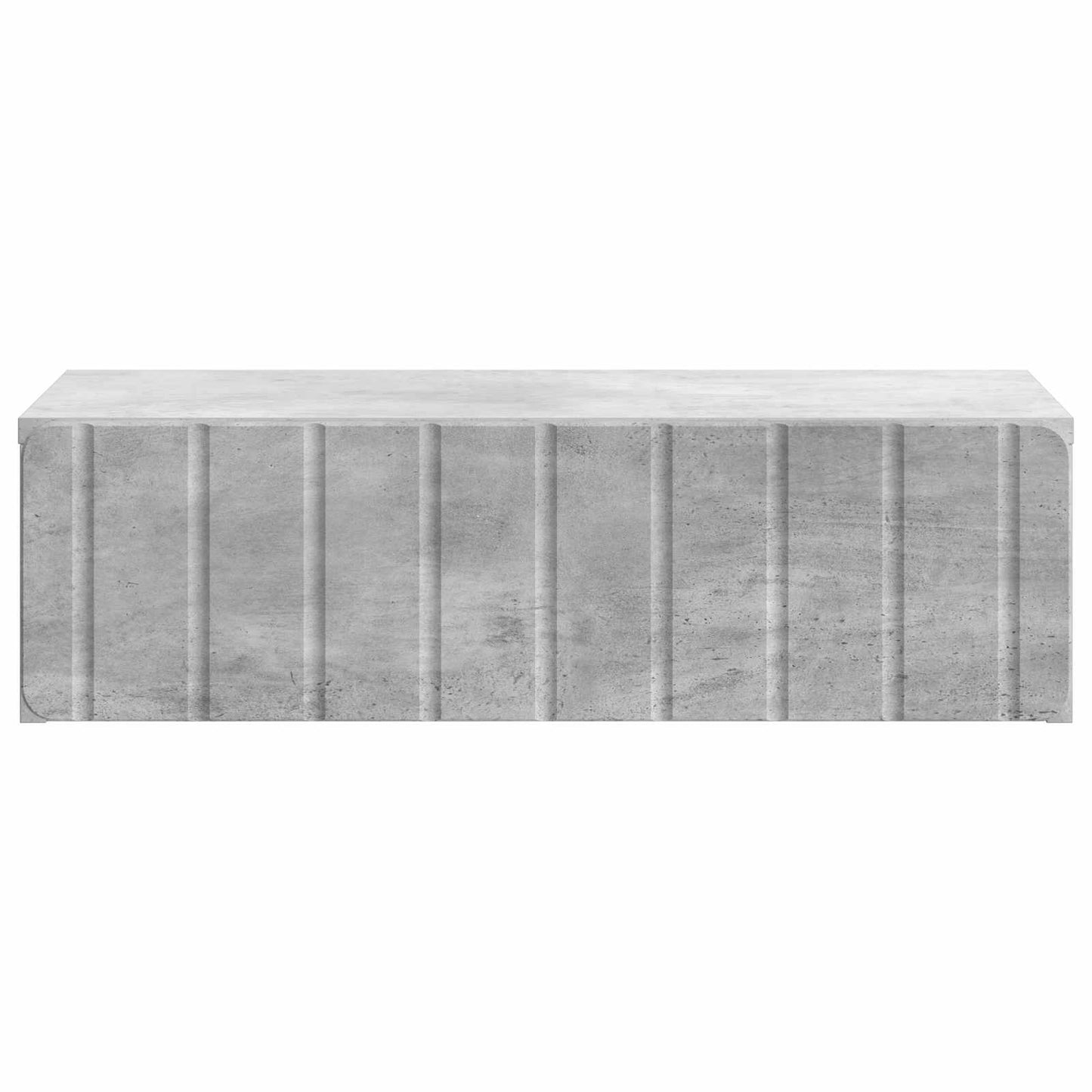 Tavolino da Parete Laterale Grigio Cemento 59 x 34,5 x 17 cm | homemem39