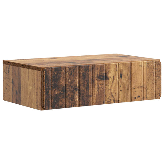 Tavolino da Parete Laterale Legno antico 59 x 34,5 x 17 cm | homemem39