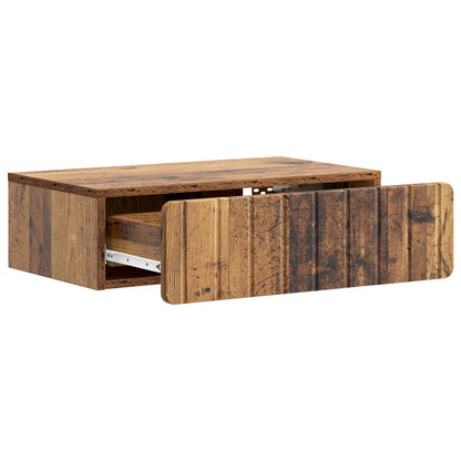 Tavolino da Parete Laterale Legno antico 59 x 34,5 x 17 cm