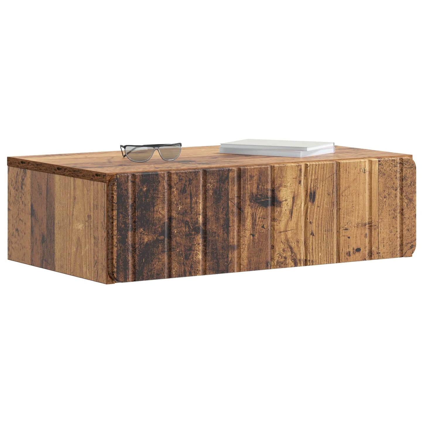 Tavolino da Parete Laterale Legno antico 59 x 34,5 x 17 cm