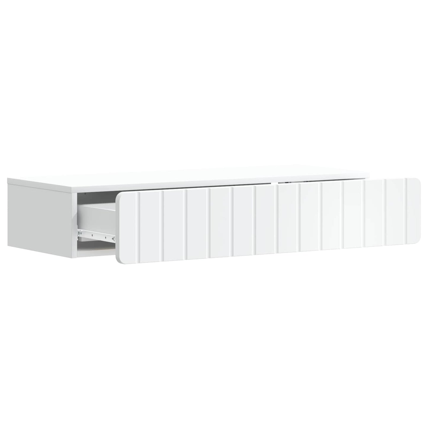 Tavolino da Parete Laterale Bianco 87,5 x 34,5 x 17 cm | homemem39