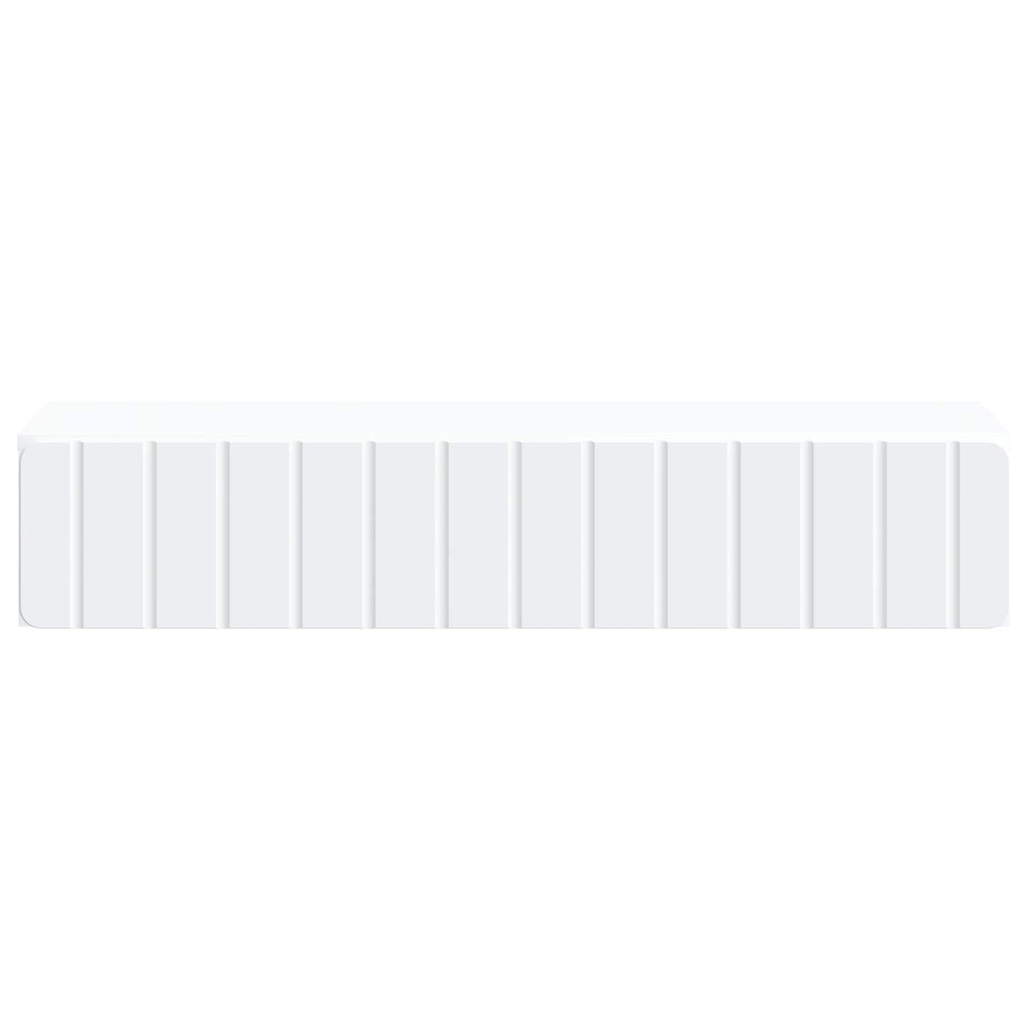 Tavolino da Parete Laterale Bianco 87,5 x 34,5 x 17 cm