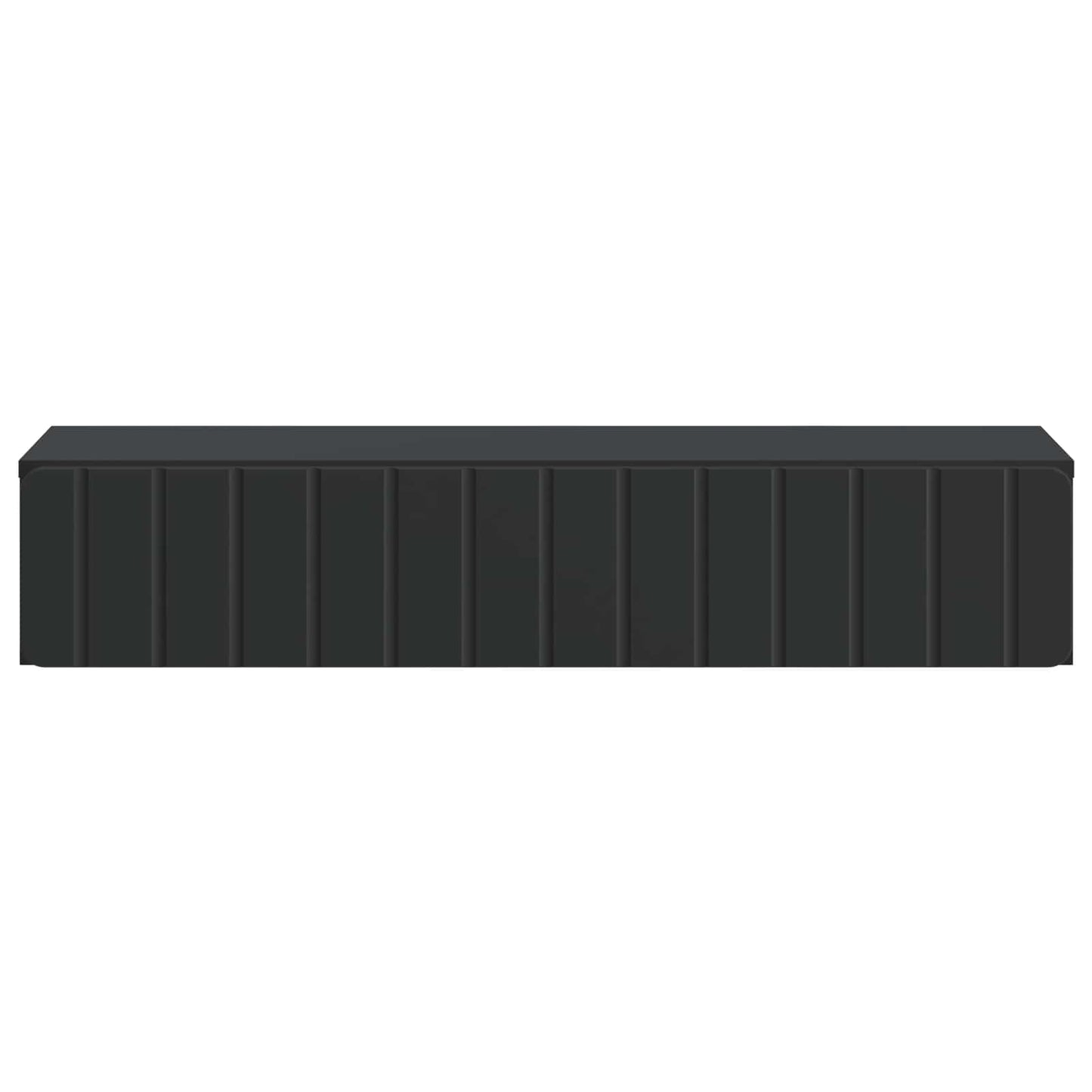 Tavolino da Parete Laterale Nero 87,5 x 34,5 x 17 cm | homemem39