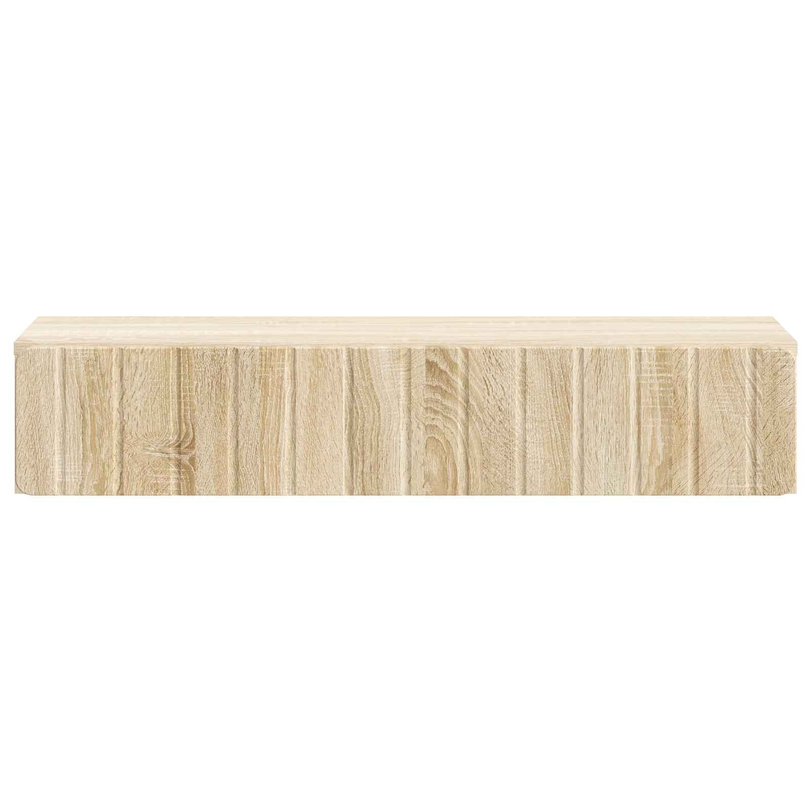 Tavolino da Parete Laterale Rovere Sonoma 87,5 x 34,5 x 17 cm | homemem39