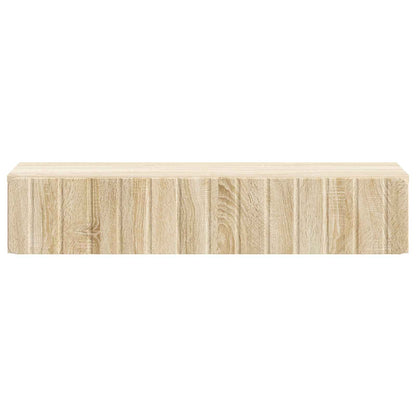 Tavolino da Parete Laterale Rovere Sonoma 87,5 x 34,5 x 17 cm | homemem39