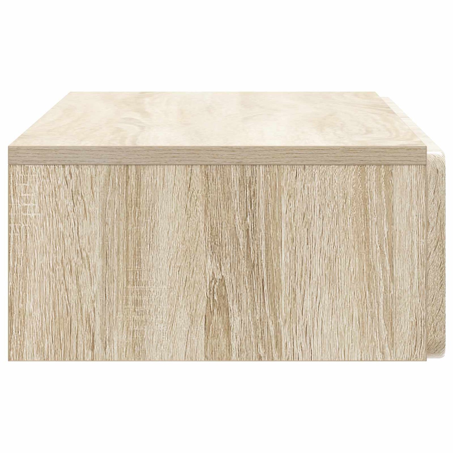 Tavolino da Parete Laterale Rovere Sonoma 87,5 x 34,5 x 17 cm