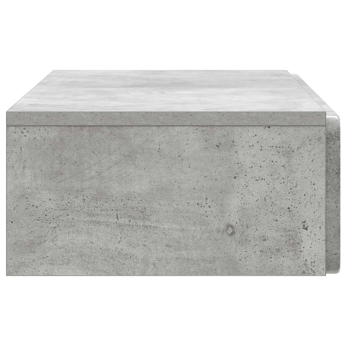 Tavolino da Parete Laterale Grigio Cemento 87,5 x 34,5 x 17 cm | homemem39
