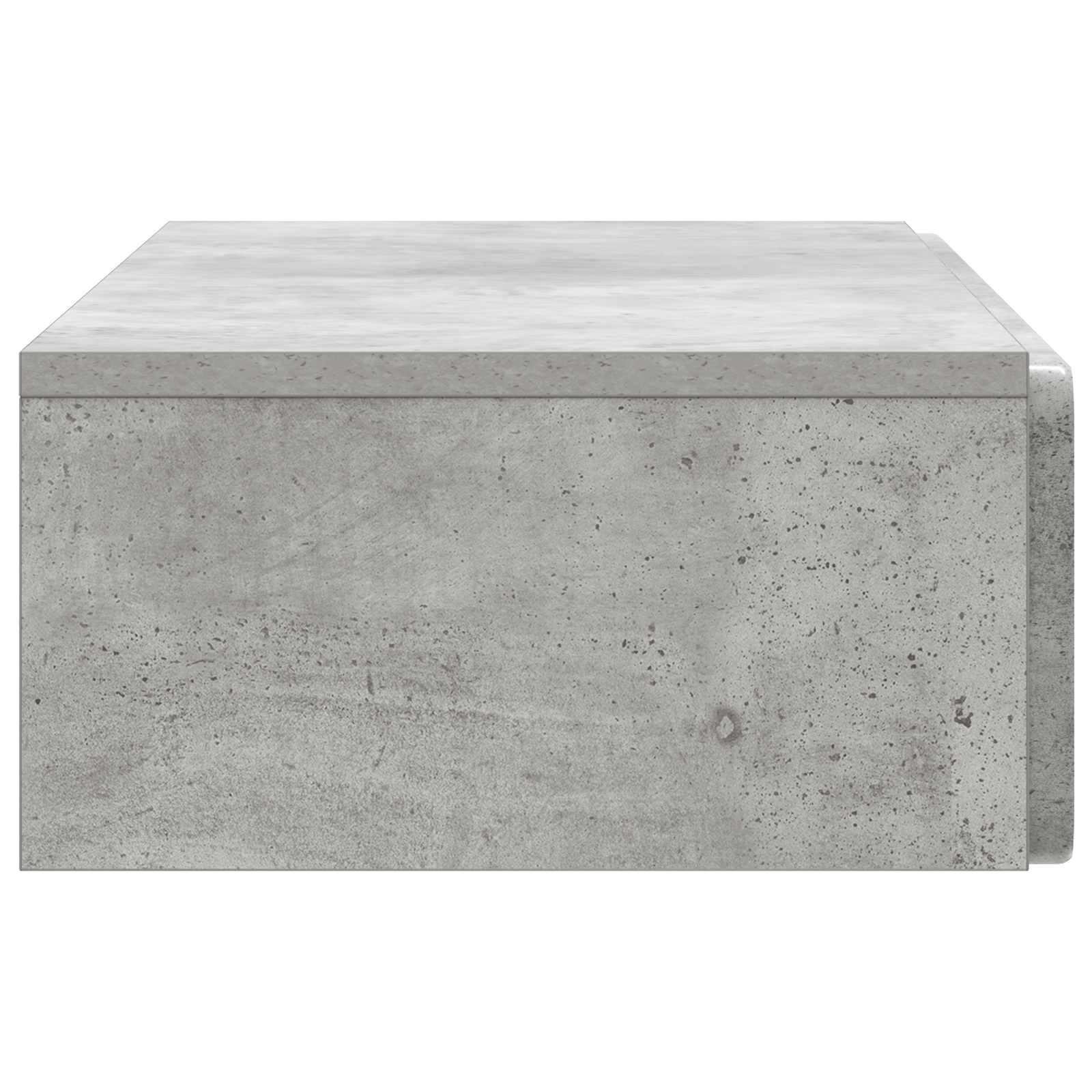Tavolino da Parete Laterale Grigio Cemento 87,5 x 34,5 x 17 cm | homemem39