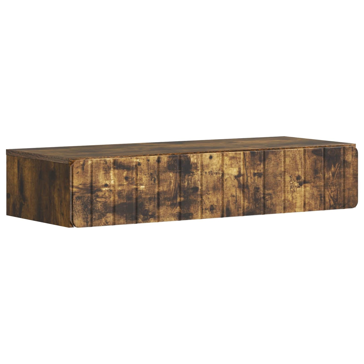 Tavolino da Parete Laterale Rovere Fumo 87,5 x 34,5 x 17 cm | homemem39
