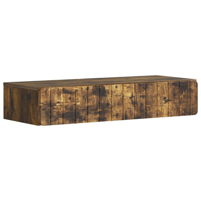 Tavolino da Parete Laterale Rovere Fumo 87,5 x 34,5 x 17 cm | homemem39