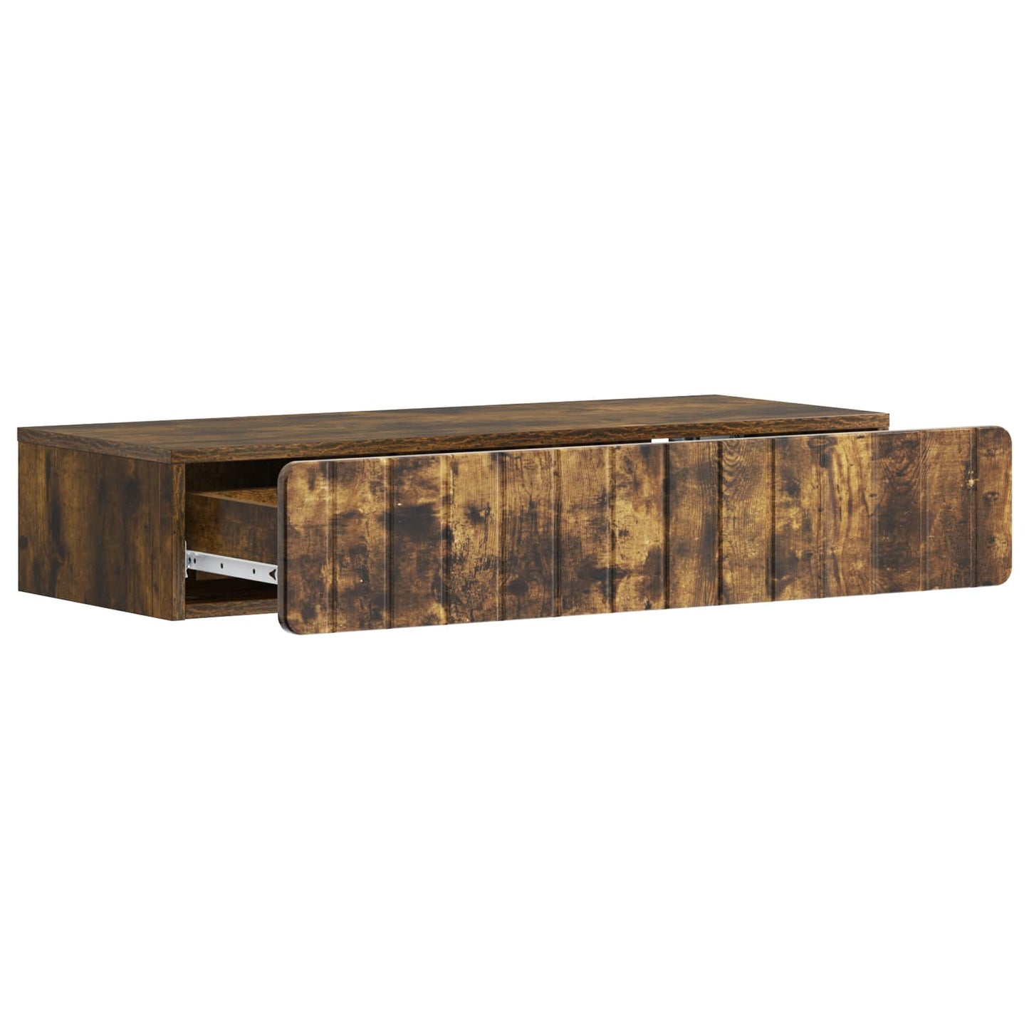 Tavolino da Parete Laterale Rovere Fumo 87,5 x 34,5 x 17 cm | homemem39