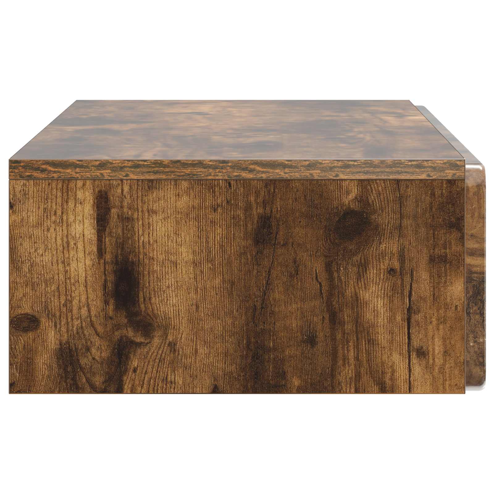 Tavolino da Parete Laterale Rovere Fumo 87,5 x 34,5 x 17 cm | homemem39