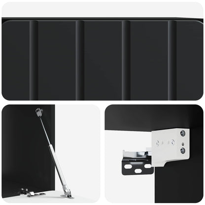 Mobile Porta TV da Muro 59,5 x 41 x 30 cm Nero