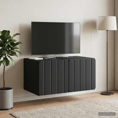 Mobile Porta TV da Muro 59,5 x 41 x 30 cm Nero
