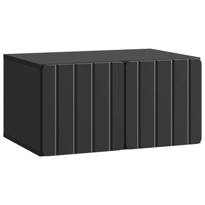 Mobile Porta TV da Muro Nero 59,5 x 41 x 30 cm | homemem39