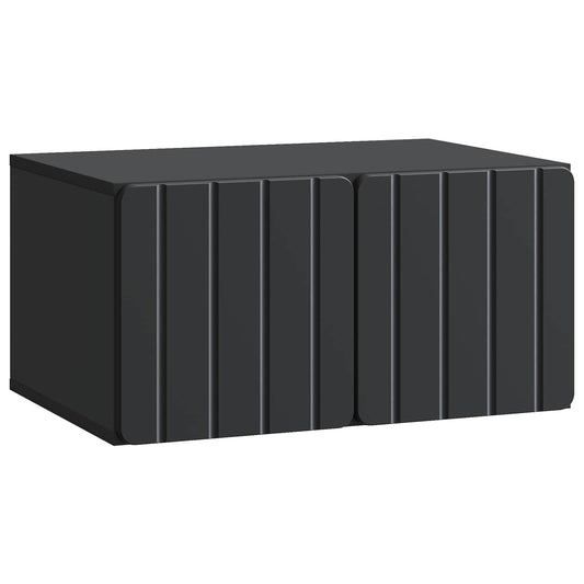 Mobile Porta TV da Muro Nero 59,5 x 41 x 30 cm | homemem39
