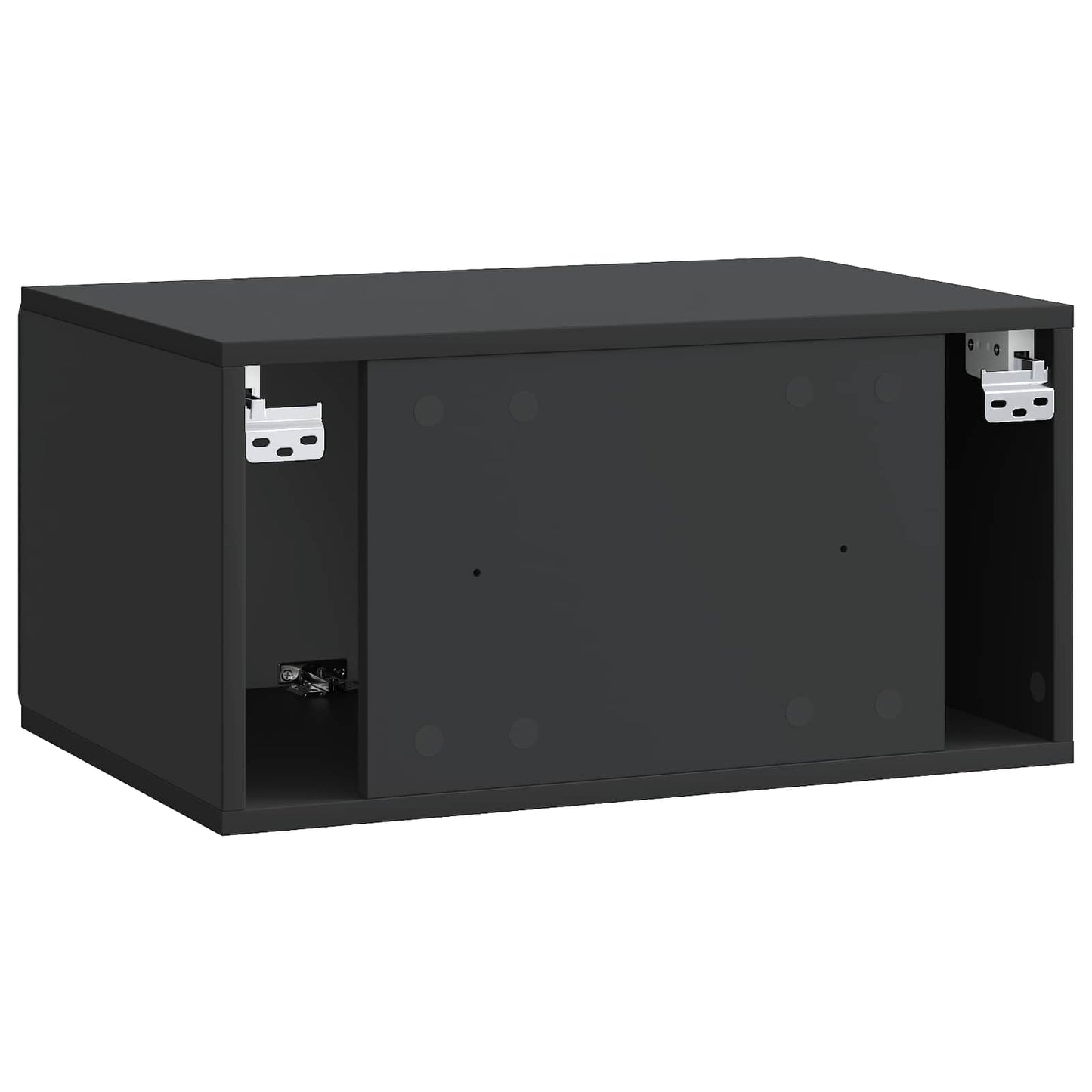 Mobile Porta TV da Muro 59,5 x 41 x 30 cm Nero