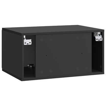 Mobile Porta TV da Muro 59,5 x 41 x 30 cm Nero