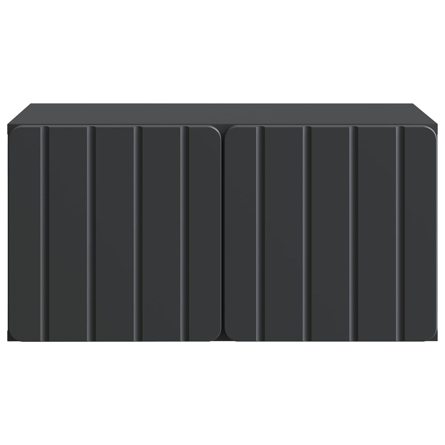 Mobile Porta TV da Muro Nero 59,5 x 41 x 30 cm | homemem39