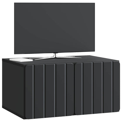 Mobile Porta TV da Muro Nero 59,5 x 41 x 30 cm | homemem39