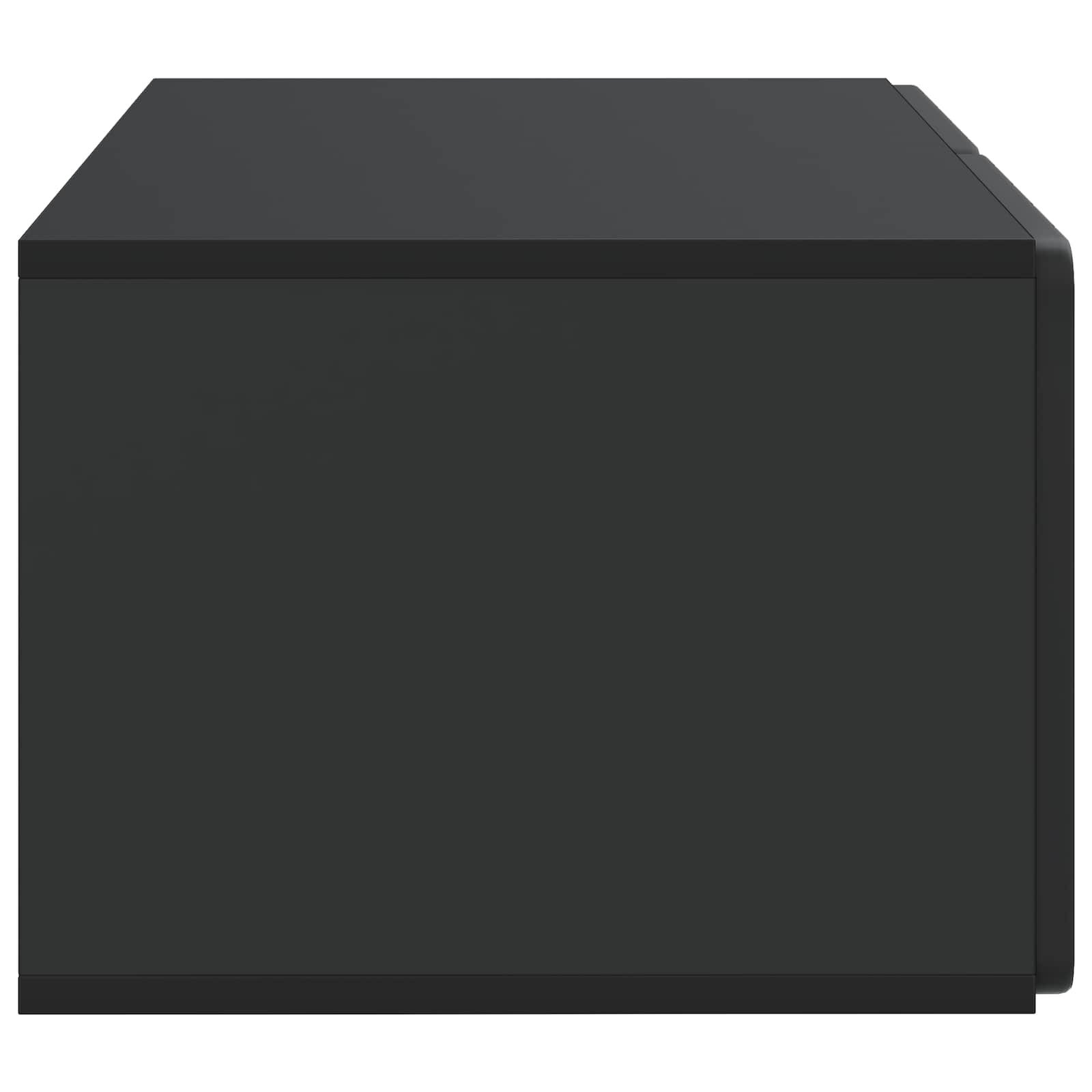 Mobile Porta TV da Muro Nero 59,5 x 41 x 30 cm | homemem39