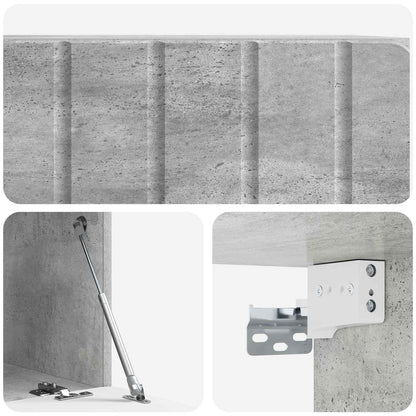 Mobile Porta TV da Muro Grigio Cemento 59,5 x 41 x 30 cm | homemem39