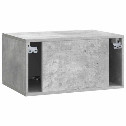 Mobile Porta TV da Muro 59,5 x 41 x 30 cm Grigio Cemento