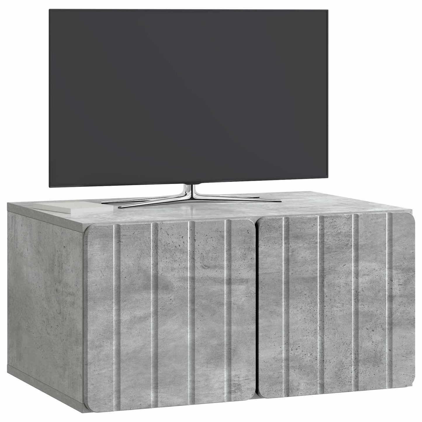 Mobile Porta TV da Muro 59,5 x 41 x 30 cm Grigio Cemento