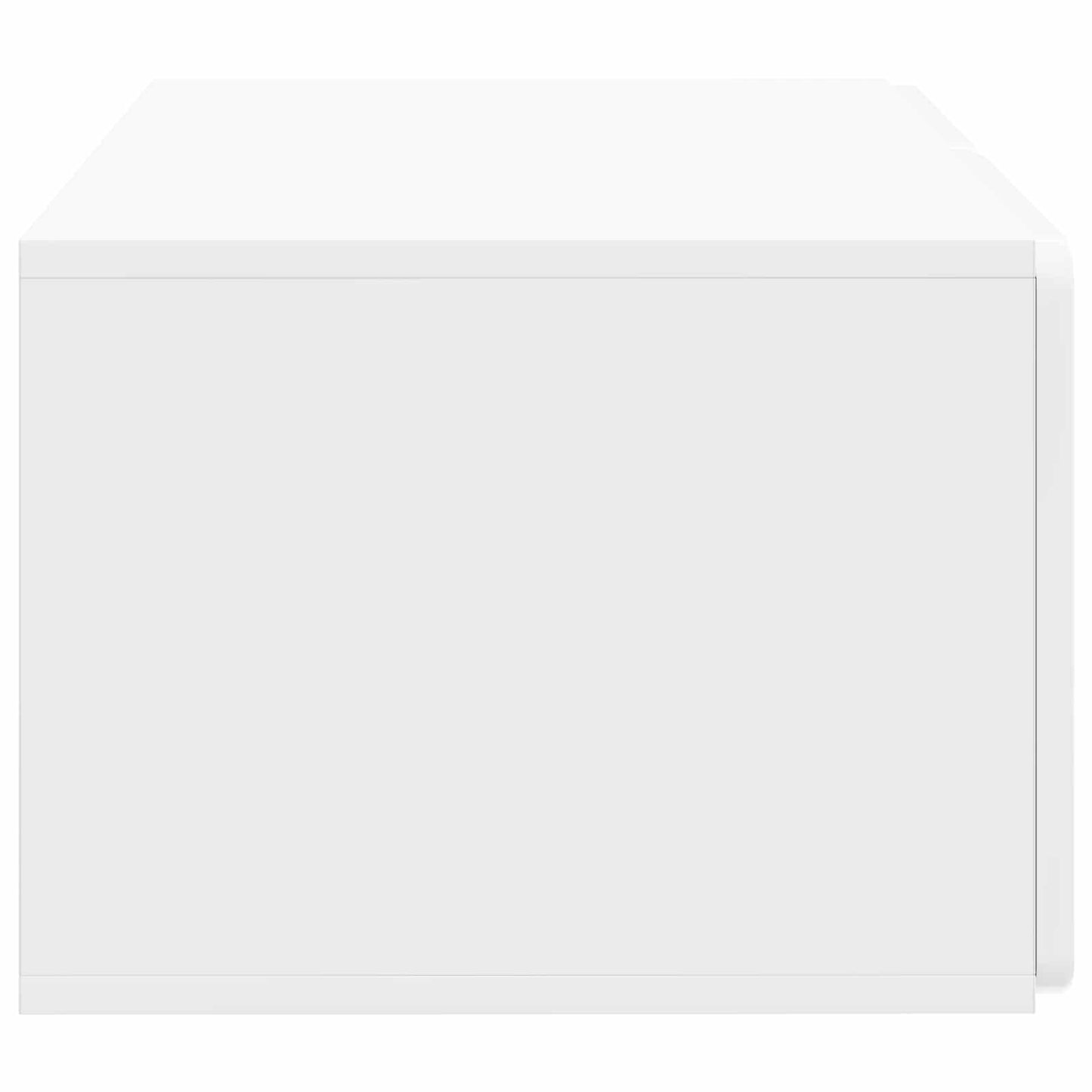 Mobile Porta TV da Muro Bianco Lucido 59,5 x 41 x 30 cm