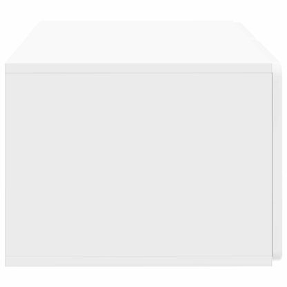Mobile Porta TV da Muro Bianco Lucido 59,5 x 41 x 30 cm
