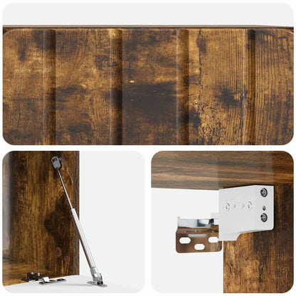 Mobile Porta TV da Muro Rovere Fumo 59,5 x 41 x 30 cm | homemem39