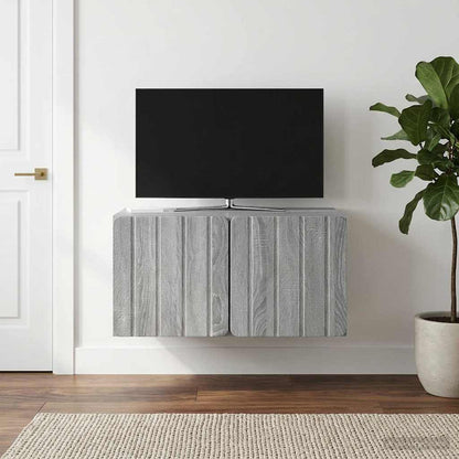 Mobile Porta TV da Muro Grigio Sonoma 59,5 x 41 x 30 cm