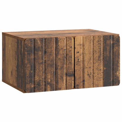 Mobile Porta TV da Muro Legno antico 59,5 x 41 x 30 cm