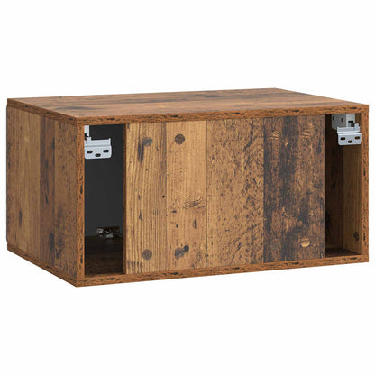 Mobile Porta TV da Muro 59,5 x 41 x 30 cm Legno antico