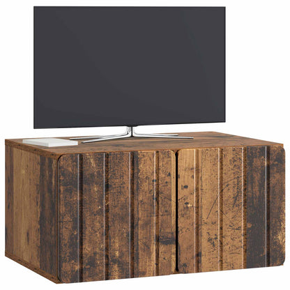 Mobile Porta TV da Muro Legno antico 59,5 x 41 x 30 cm | homemem39