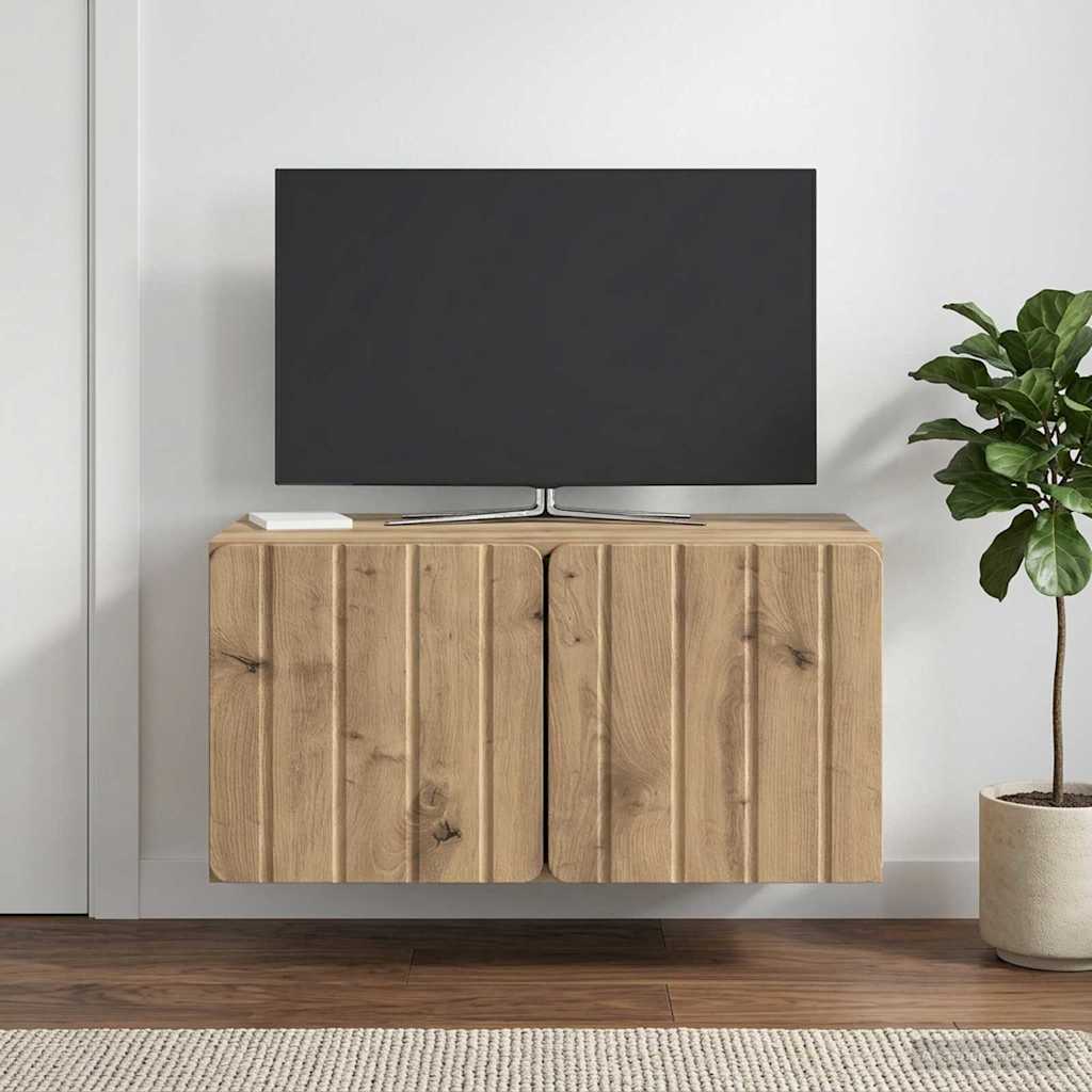 Mobile Porta TV da Muro 59,5 x 41 x 30 cm Rovere Artigianale