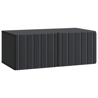 Mobile Porta TV da Muro Nero 78,5 x 41 x 30 cm | homemem39
