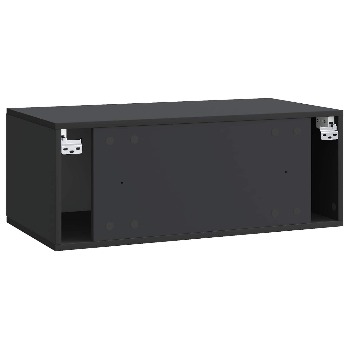 Mobile Porta TV da Muro Nero 78,5 x 41 x 30 cm | homemem39