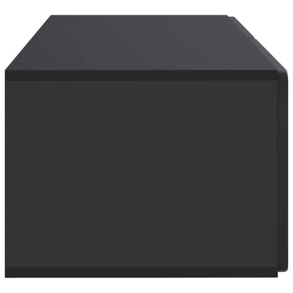 Mobile Porta TV da Muro 78,5 x 41 x 30 cm Nero