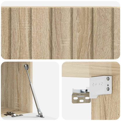 Mobile Porta TV da Muro 78,5 x 41 x 30 cm Rovere Sonoma
