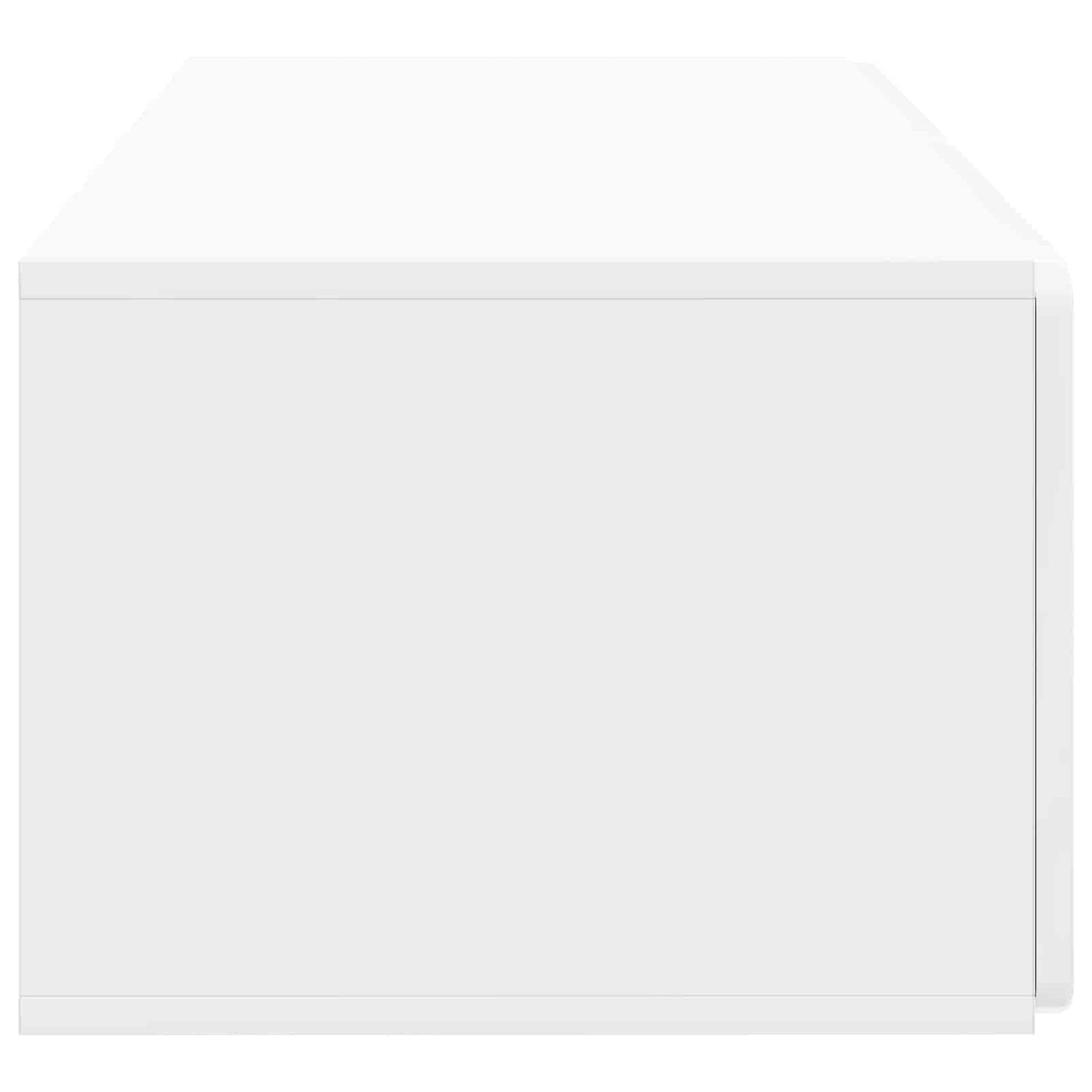 Mobile Porta TV da Muro Bianco Lucido 78,5 x 41 x 30 cm | homemem39