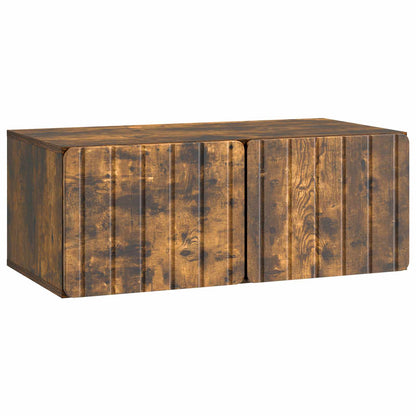 Mobile Porta TV da Muro Rovere Fumo 78,5 x 41 x 30 cm