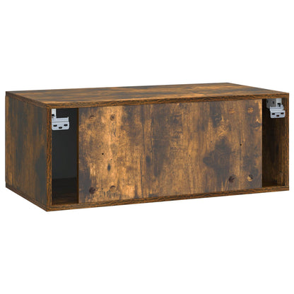 Mobile Porta TV da Muro 78,5 x 41 x 30 cm Rovere Fumo