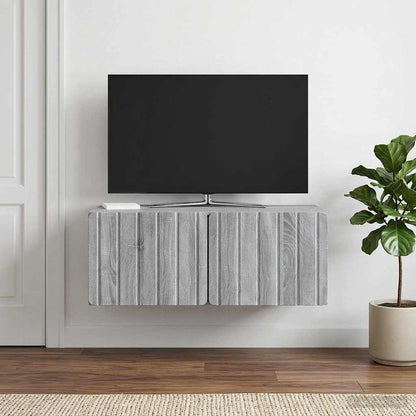 Mobile Porta TV da Muro 78,5 x 41 x 30 cm Sonoma grigio