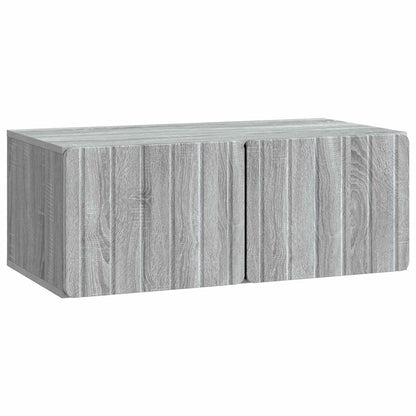 Mobile Porta TV da Muro 78,5 x 41 x 30 cm Sonoma grigio