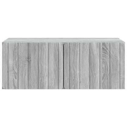 Mobile Porta TV da Muro Grigio Sonoma 78,5 x 41 x 30 cm | homemem39